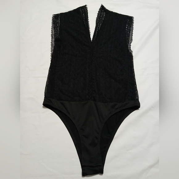 Tops - Golden‎ Days Paris Women Black Lace Bodysuit